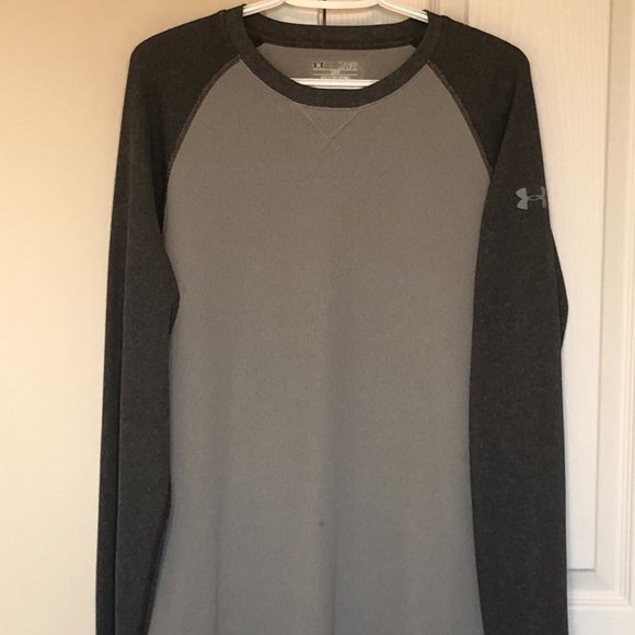 Under Armour Mens Long Sleeve Sweatshirt (2 Tone Grey) Size XL - Picture 1 of 3